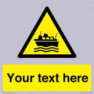 Custom warning ferries crossing vessels